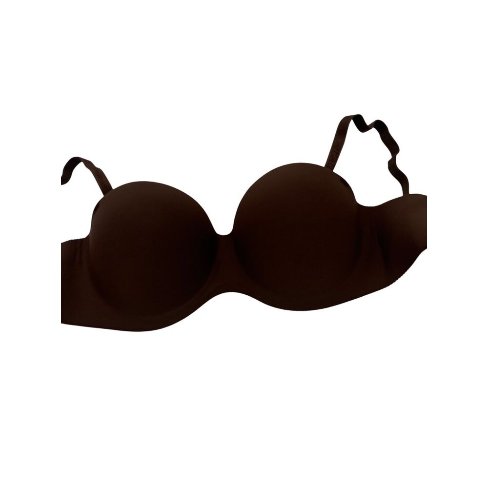 Affinitas Intimates Set of 2 Removable Straps Push-up bras, 34C, striped/brown - Picture 13 of 16